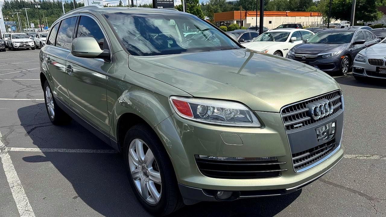 2007 Audi Q7 3.6 Quattro Premium Зеленый vin: WA1BY74L47D091995