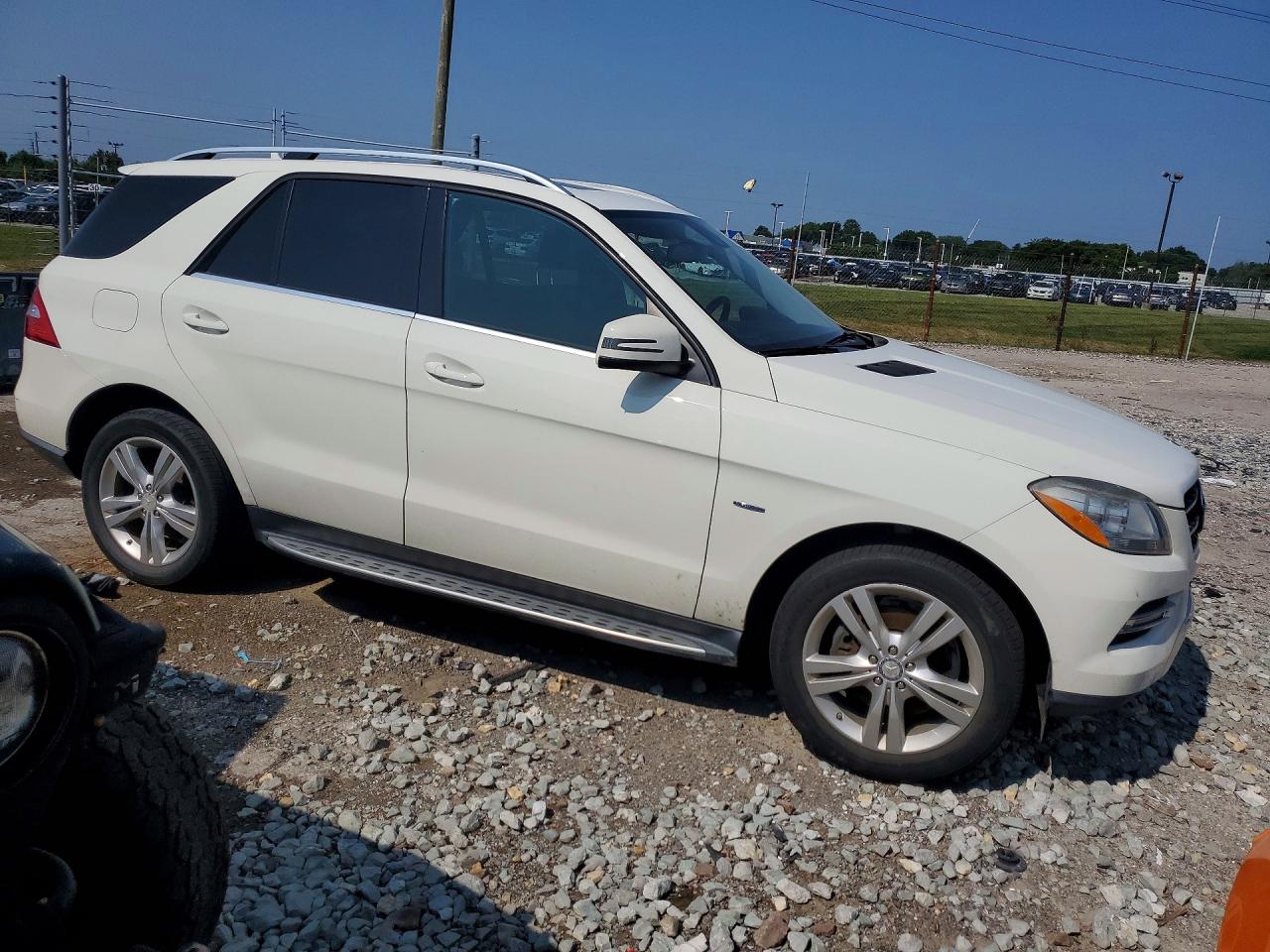 2012 Mercedes-benz Ml 350 Bluetec White vin: 4JGDA2EB7CA001886