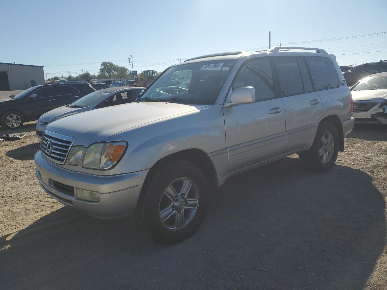 2006 Lexus Lx 470 Silver vin: JTJHT00W764012157