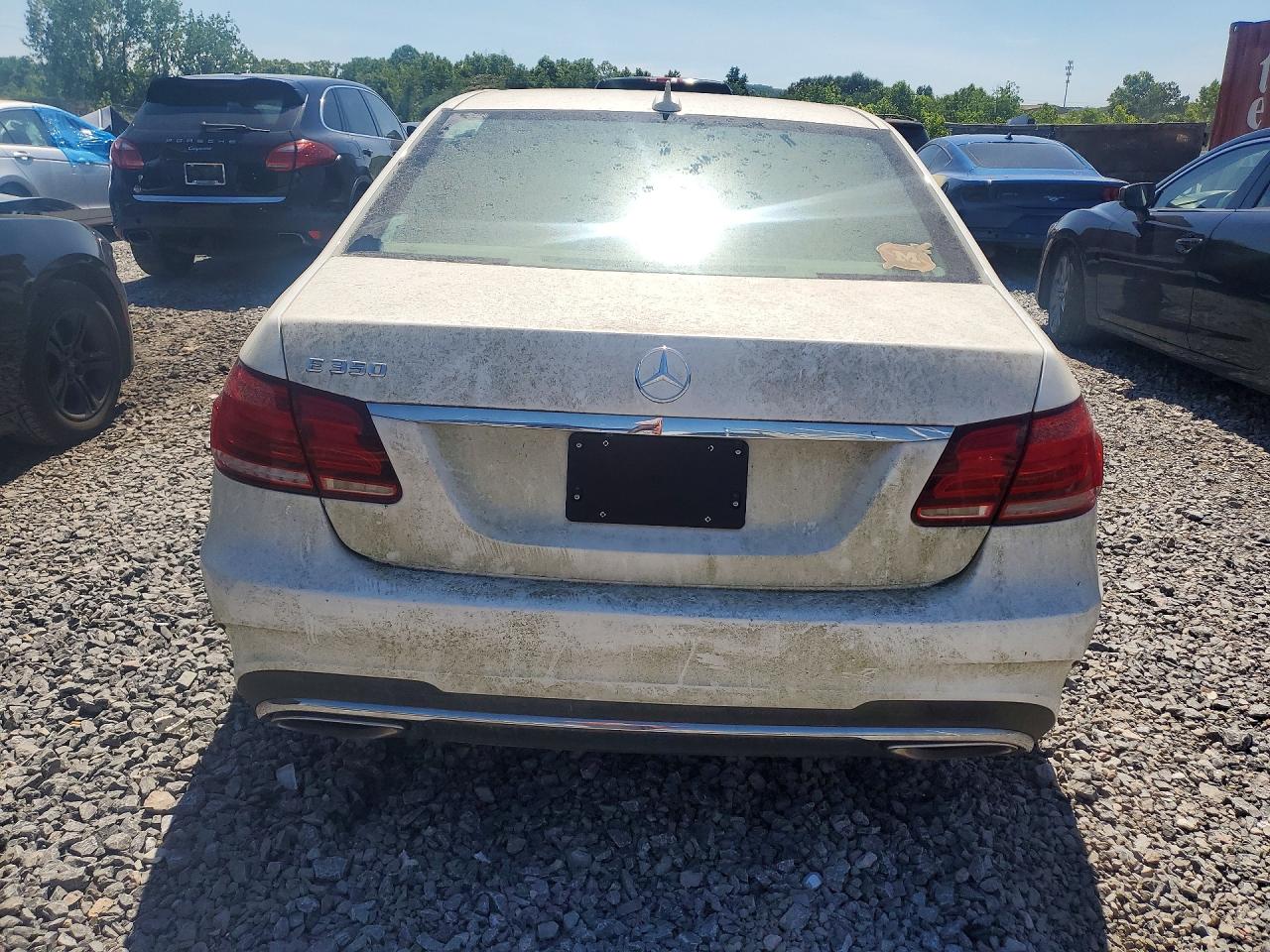 2015 Mercedes-benz E 350 White vin: WDDHF5KB1FB095149