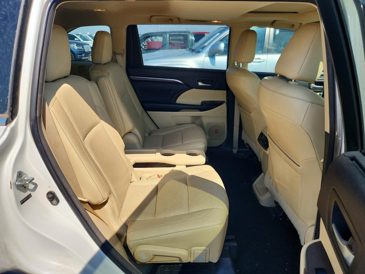 2014 Toyota Highlander Limited Белый vin: 5TDDKRFH6ES028029