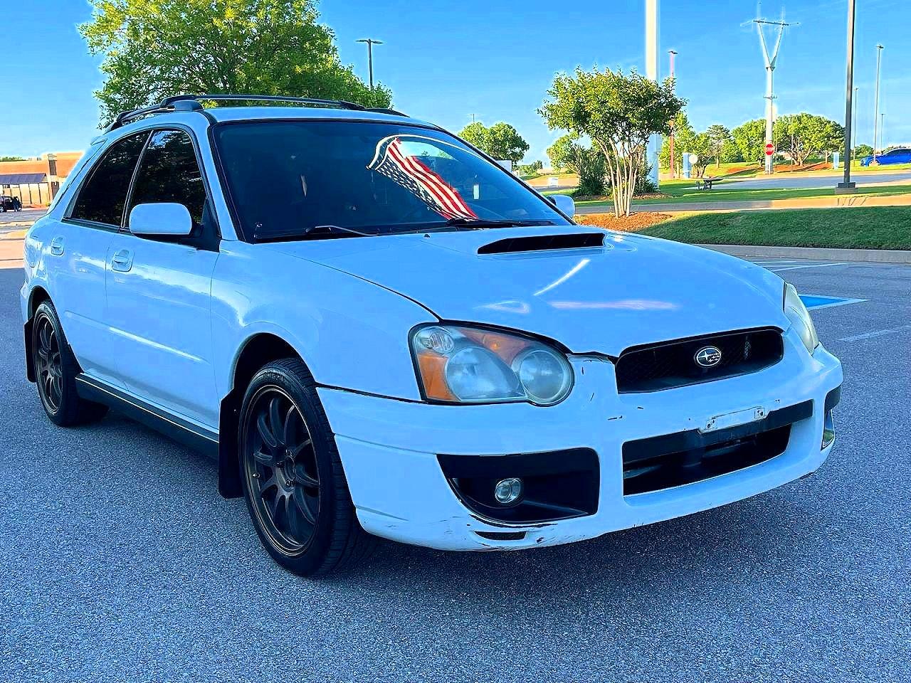 2004 Subaru Impreza Wrx White vin: JF1GG296046305464