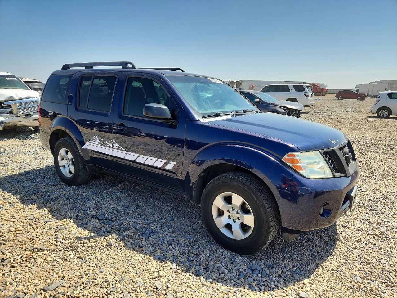 2008 Nissan Pathfinder S Синий vin: 5N1AR18B88C633079
