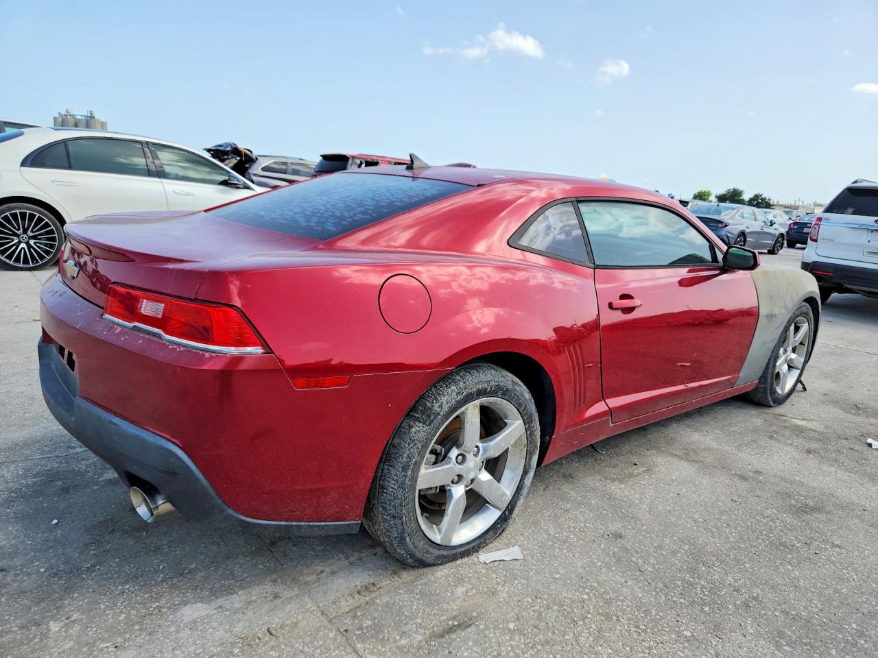 2015 Chevrolet Camaro Lt Red vin: 2G1FD1E30F9260820