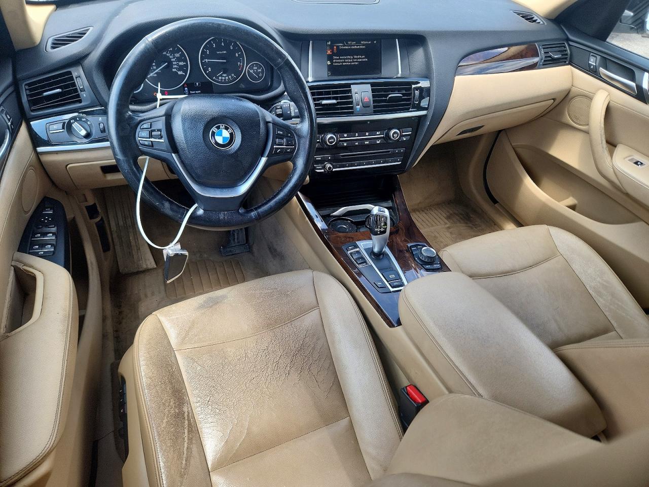 2015 Bmw X3 Sdrive28i White vin: 5UXWZ7C50F0F75855