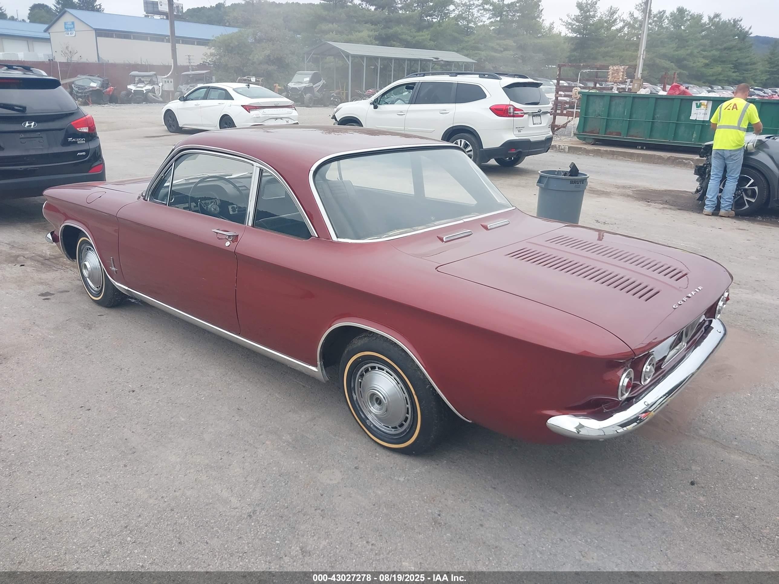 1964 Chevrolet Corvair   Красный vin: 40927W252823     