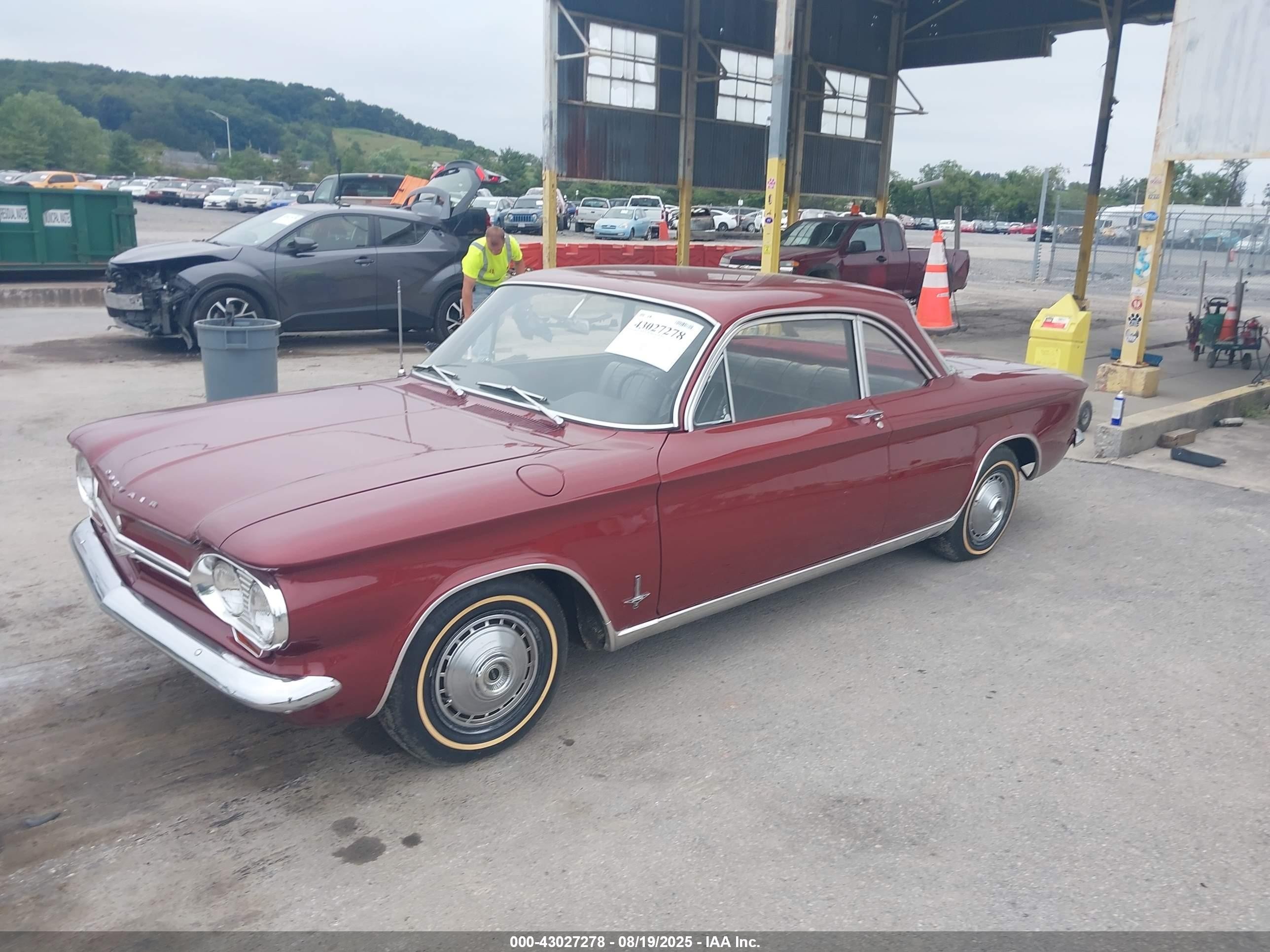1964 Chevrolet Corvair   Красный vin: 40927W252823     