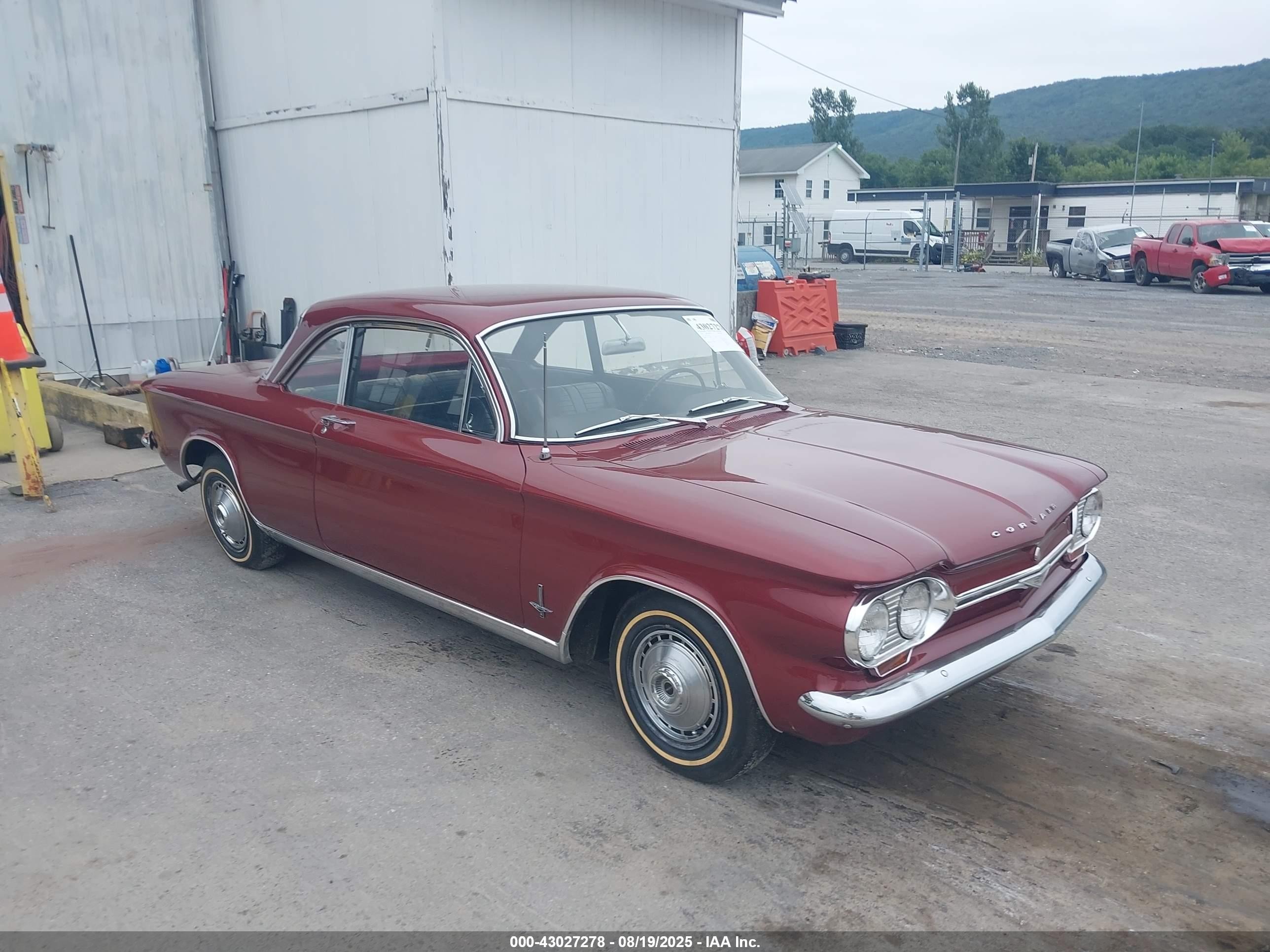 1964 Chevrolet Corvair   Red vin: 40927W252823     