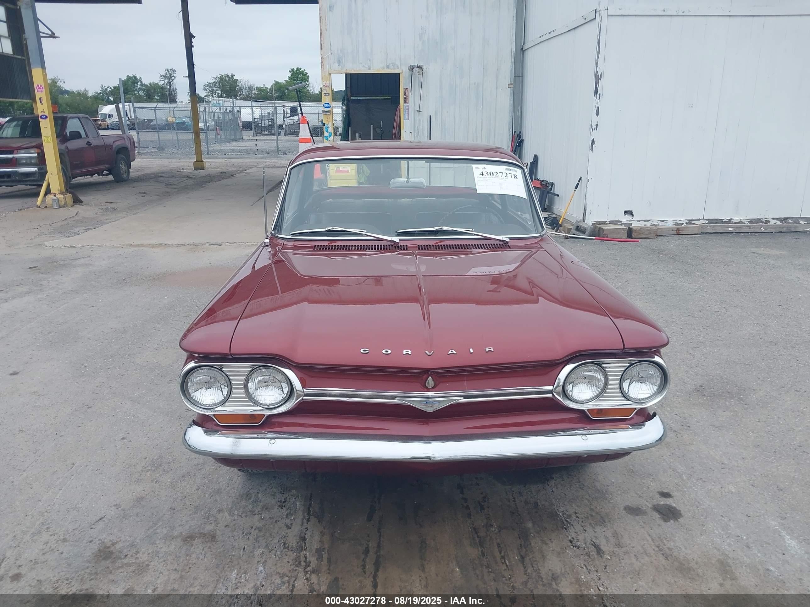 1964 Chevrolet Corvair   Красный vin: 40927W252823     