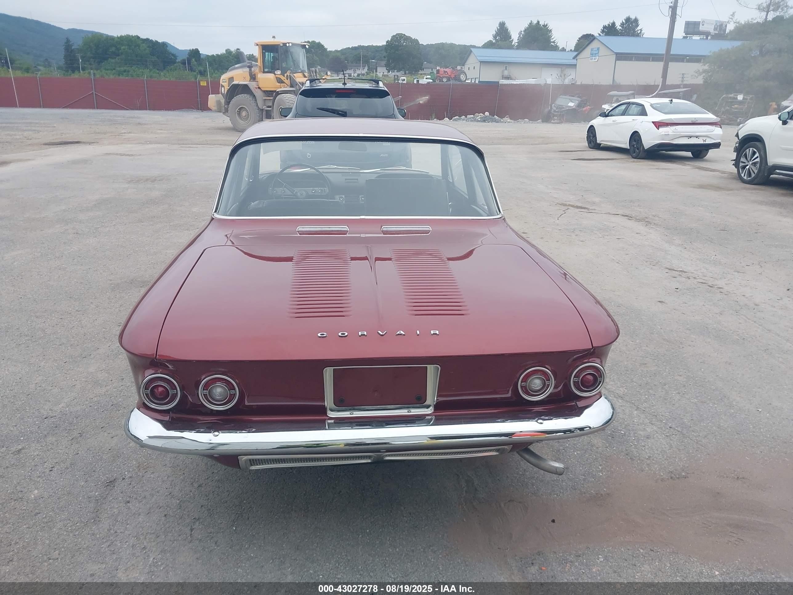 1964 Chevrolet Corvair   Красный vin: 40927W252823     