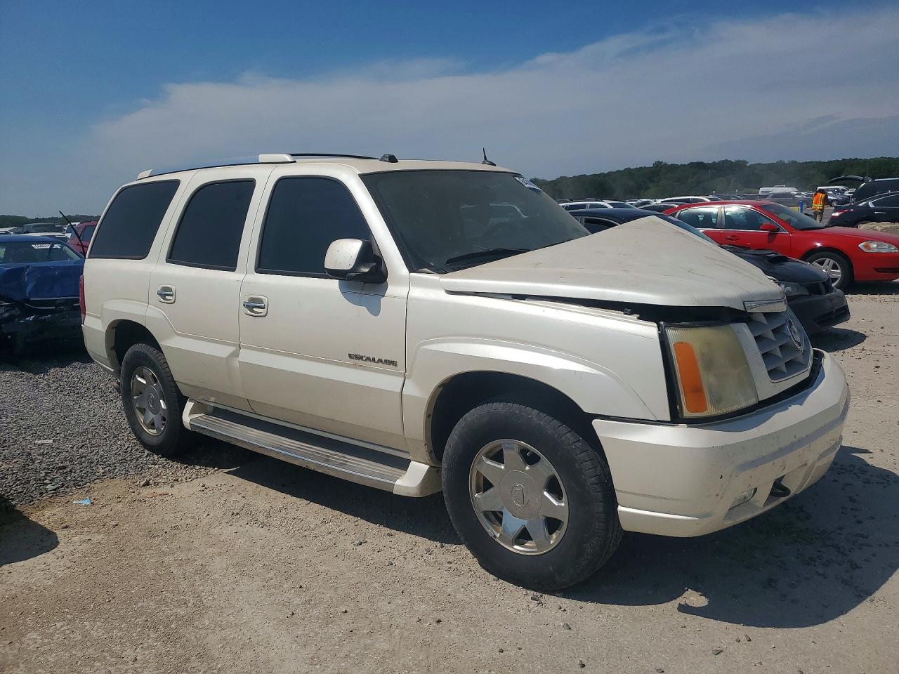 2005 Cadillac Escalade Luxury White vin: 1GYEK63N85R131068