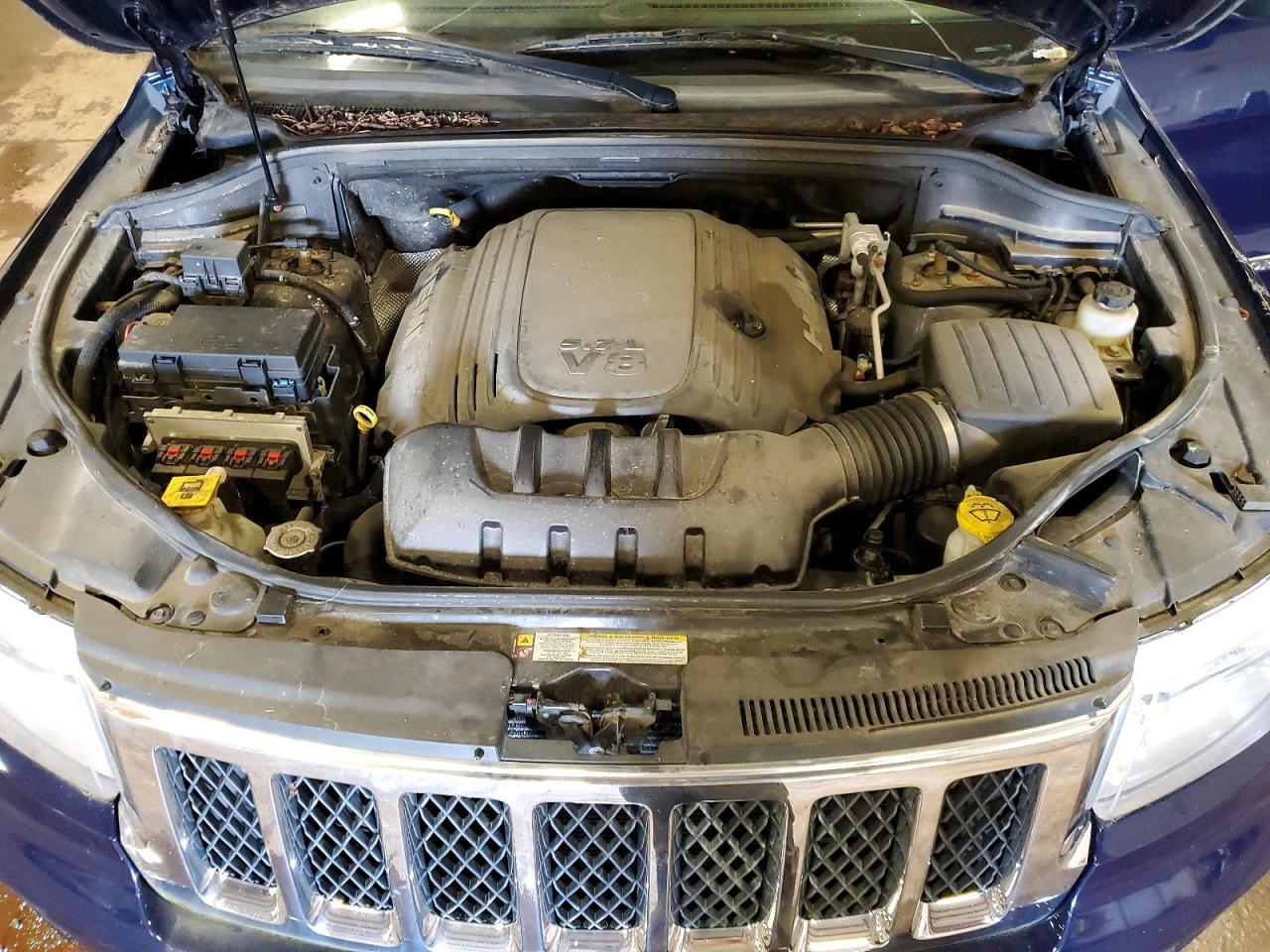 2012 Jeep Grand Cherokee Overland Blue vin: 1C4RJFCT4CC234822