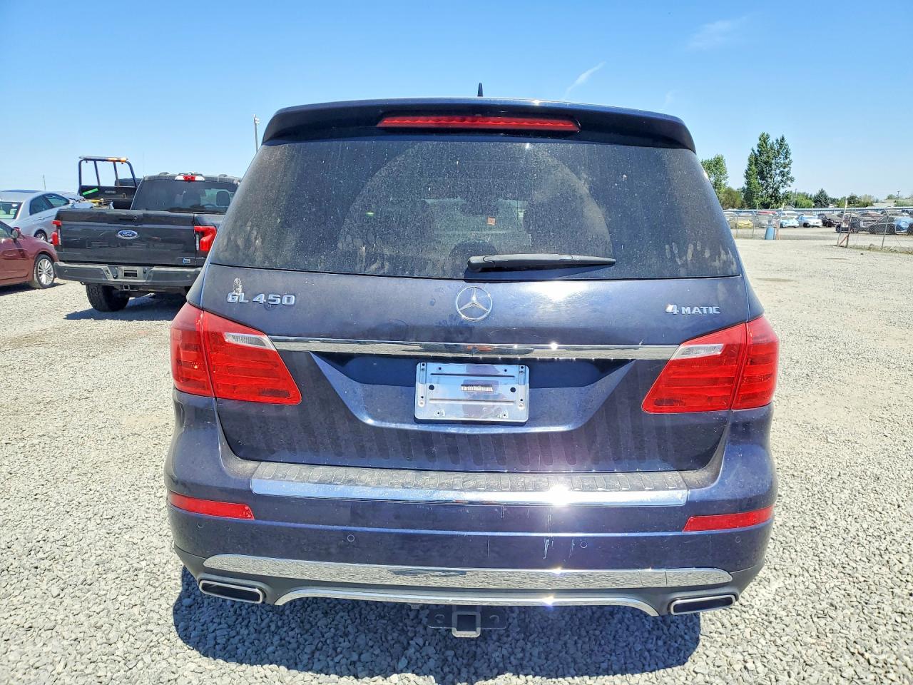 2014 Mercedes-benz Gl 450 4matic Blue vin: 4JGDF7CE2EA307439