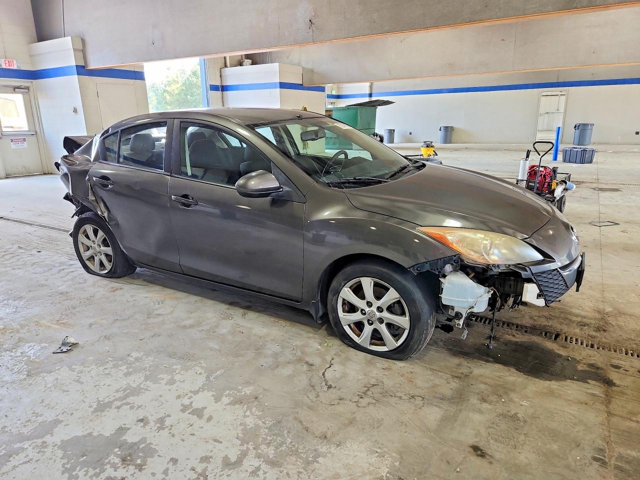 2010 Mazda 3 I Gray vin: JM1BL1SG7A1160503
