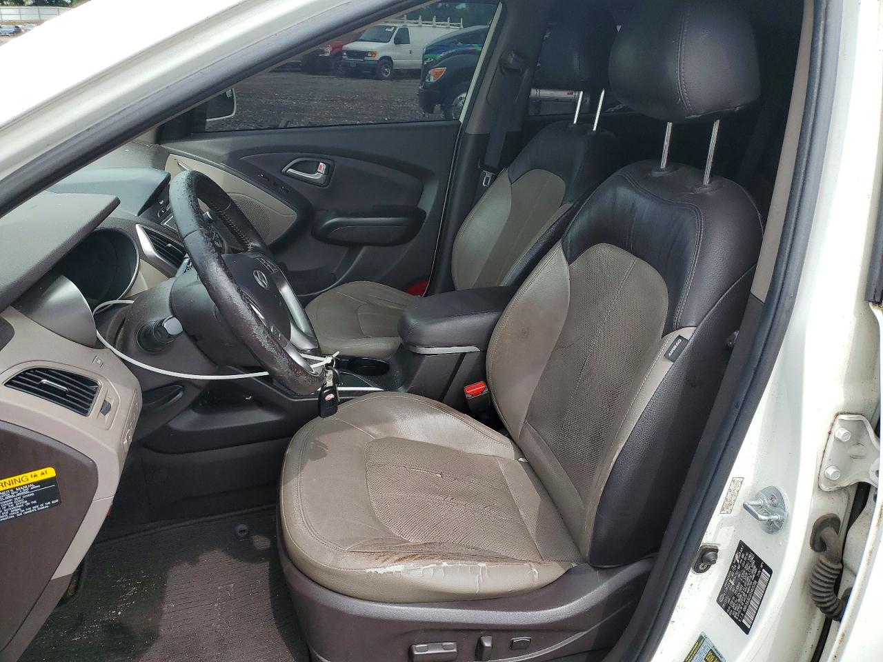2012 Hyundai Tucson Limited Белый vin: KM8JUCAC0CU405268