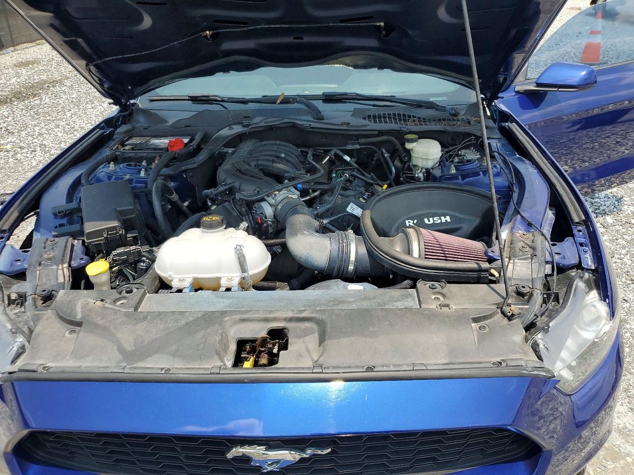 2015 Ford Mustang Синий vin: 1FA6P8AM0F5384935