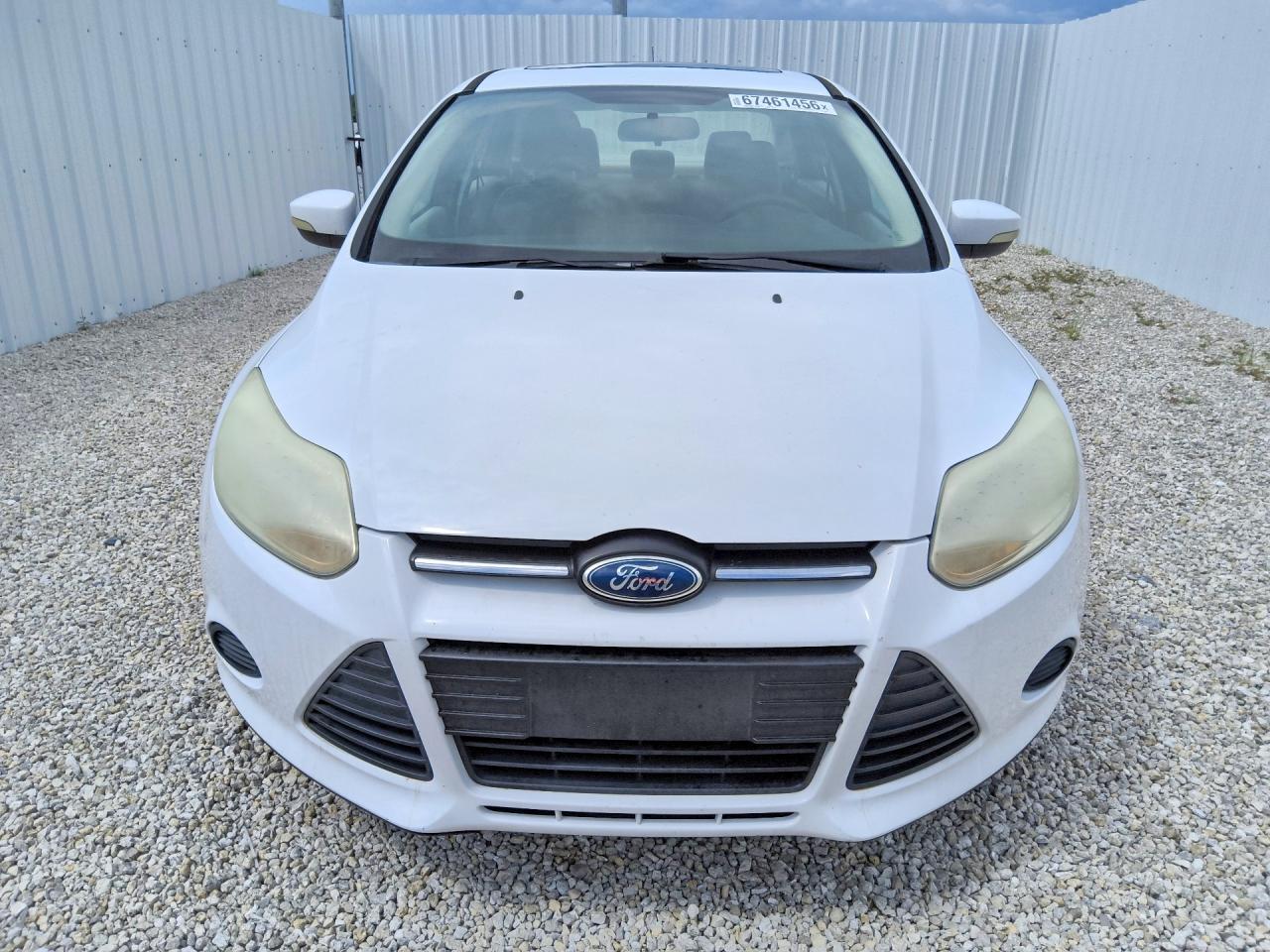 2014 Ford Focus Se White vin: 1FADP3F22EL345890