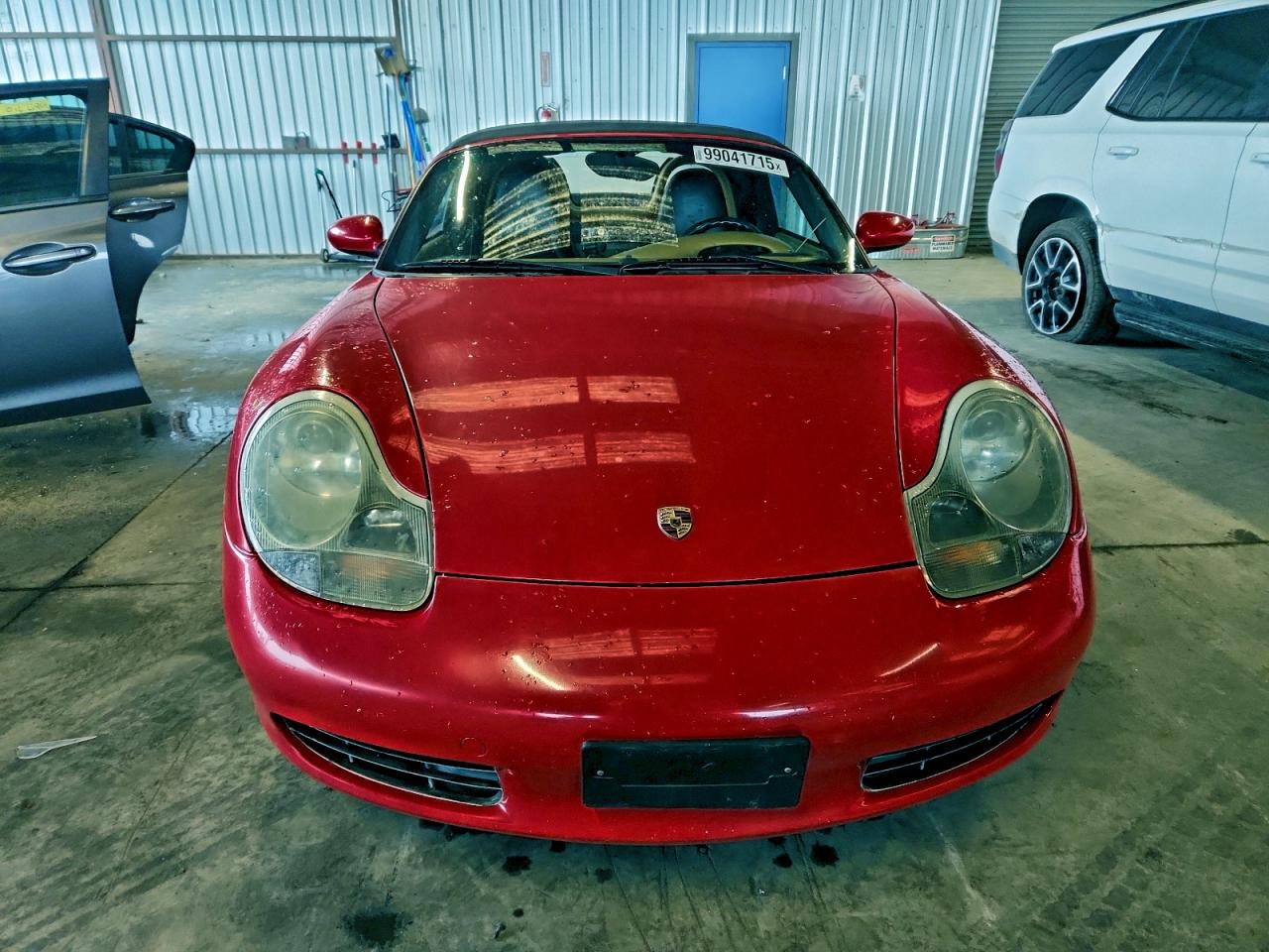 2001 Porsche Boxster Red vin: WP0CA29881U626226