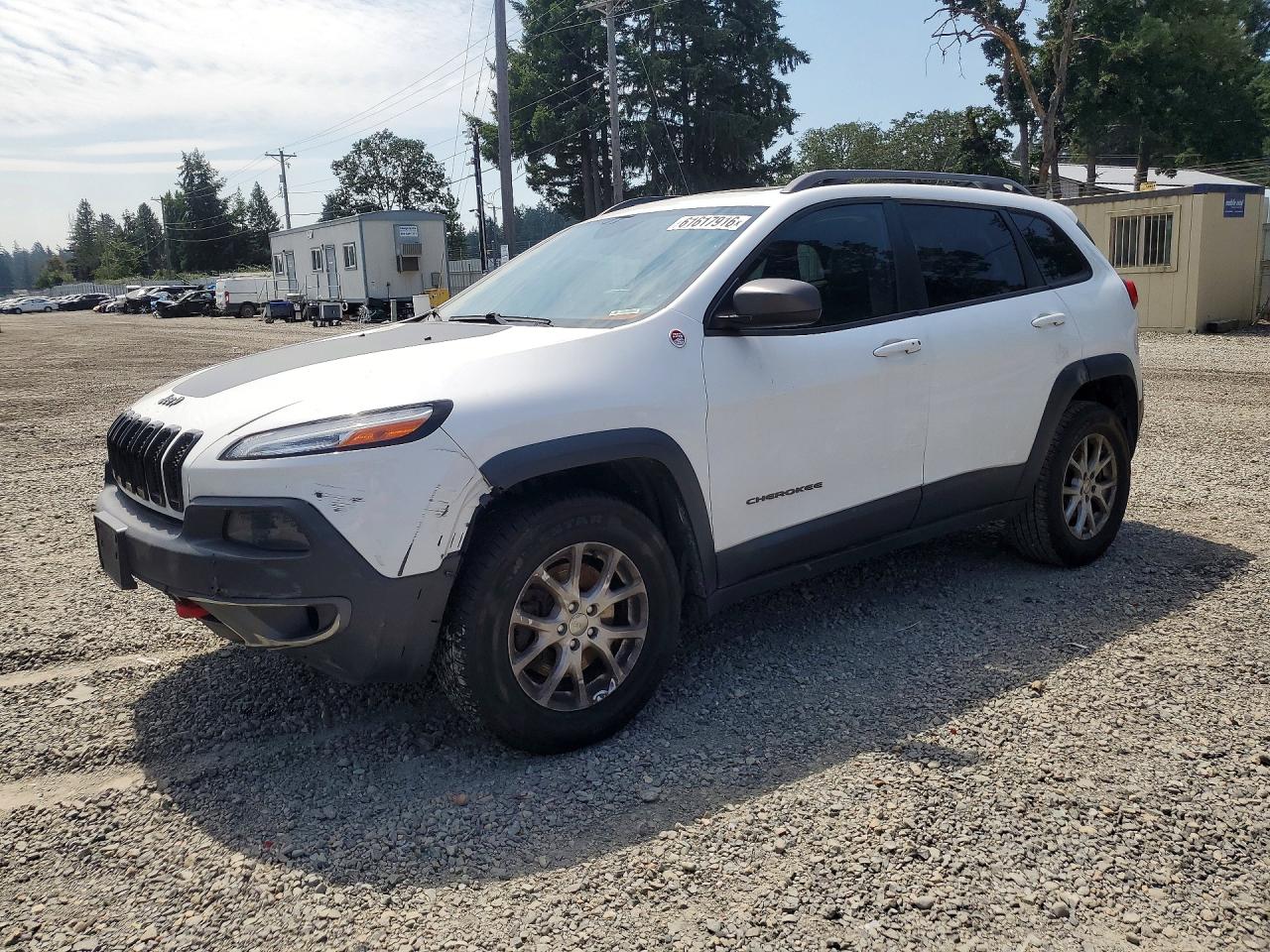 2014 Jeep Cherokee Trailhawk Белый vin: 1C4PJMBS9EW129084