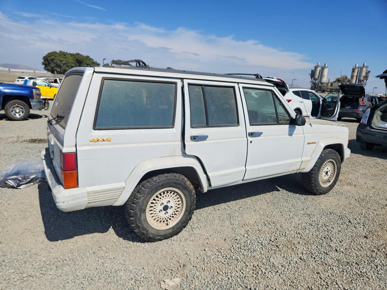 1991 Jeep Cherokee Limited White vin: 1J4FJ78S5ML624512