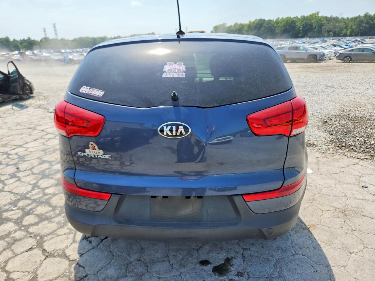 2015 Kia Sportage Lx Blue vin: KNDPB3AC2F7784684