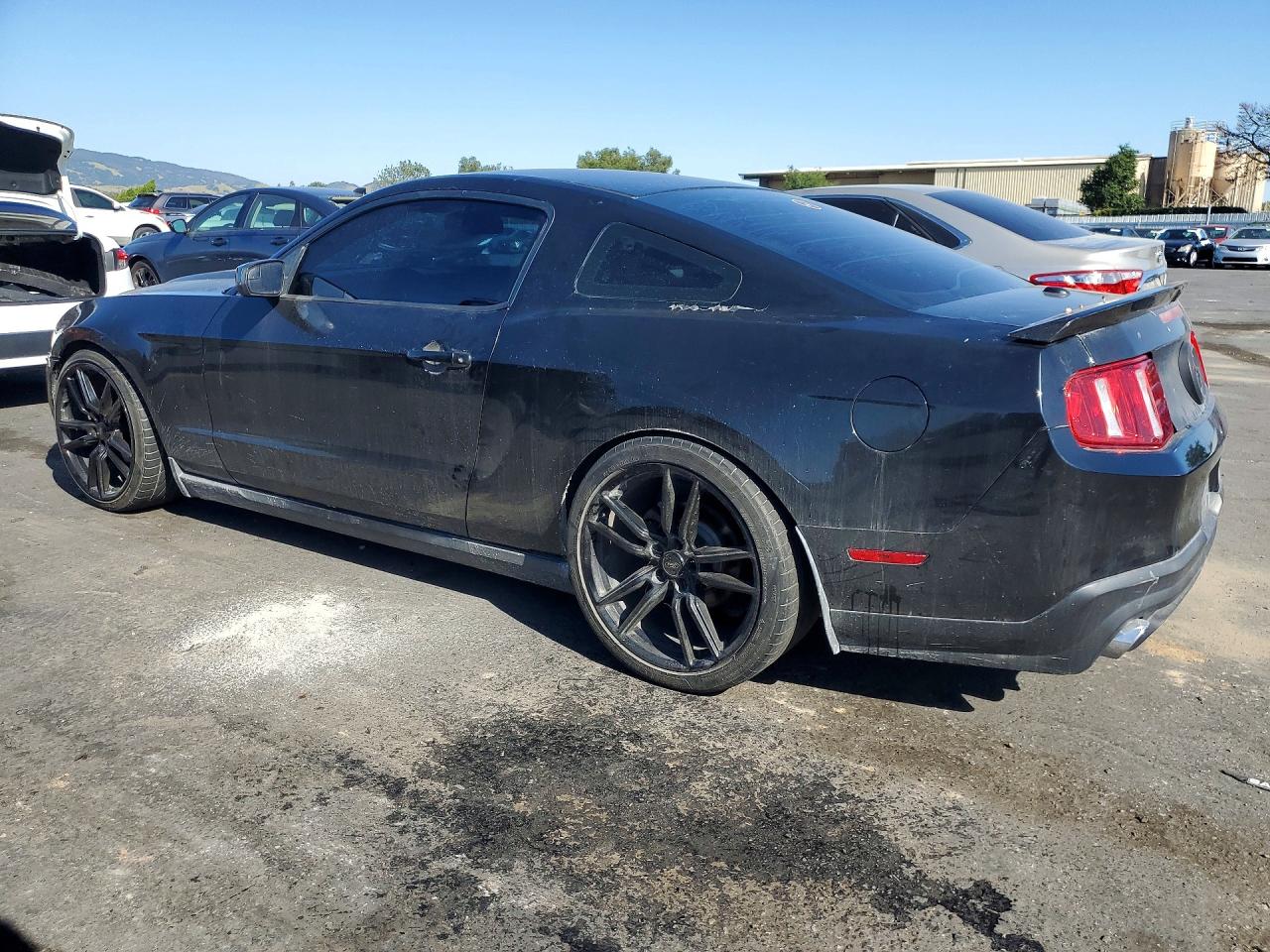 2011 Ford Mustang Black vin: 1ZVBP8AM8B5154902