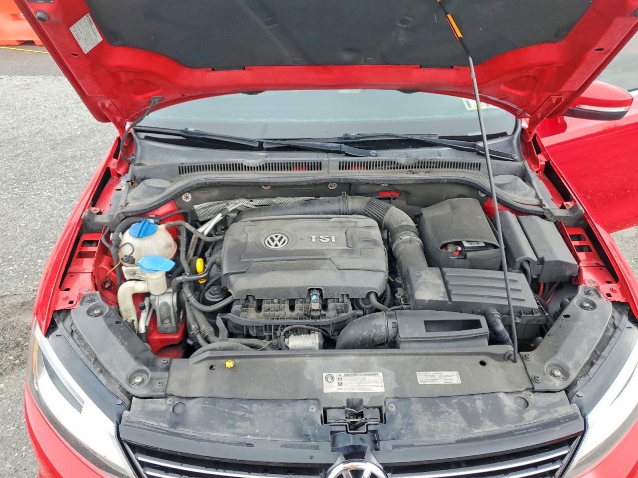 2014 Volkswagen Jetta Se Красный vin: 3VWD17AJ7EM373570