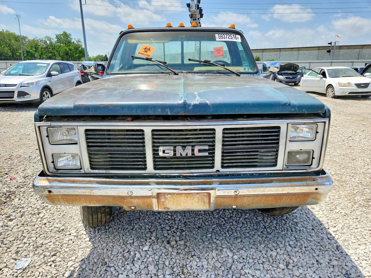 1986 Chevrolet K20 Green vin: 2GCEK24L2G1199289