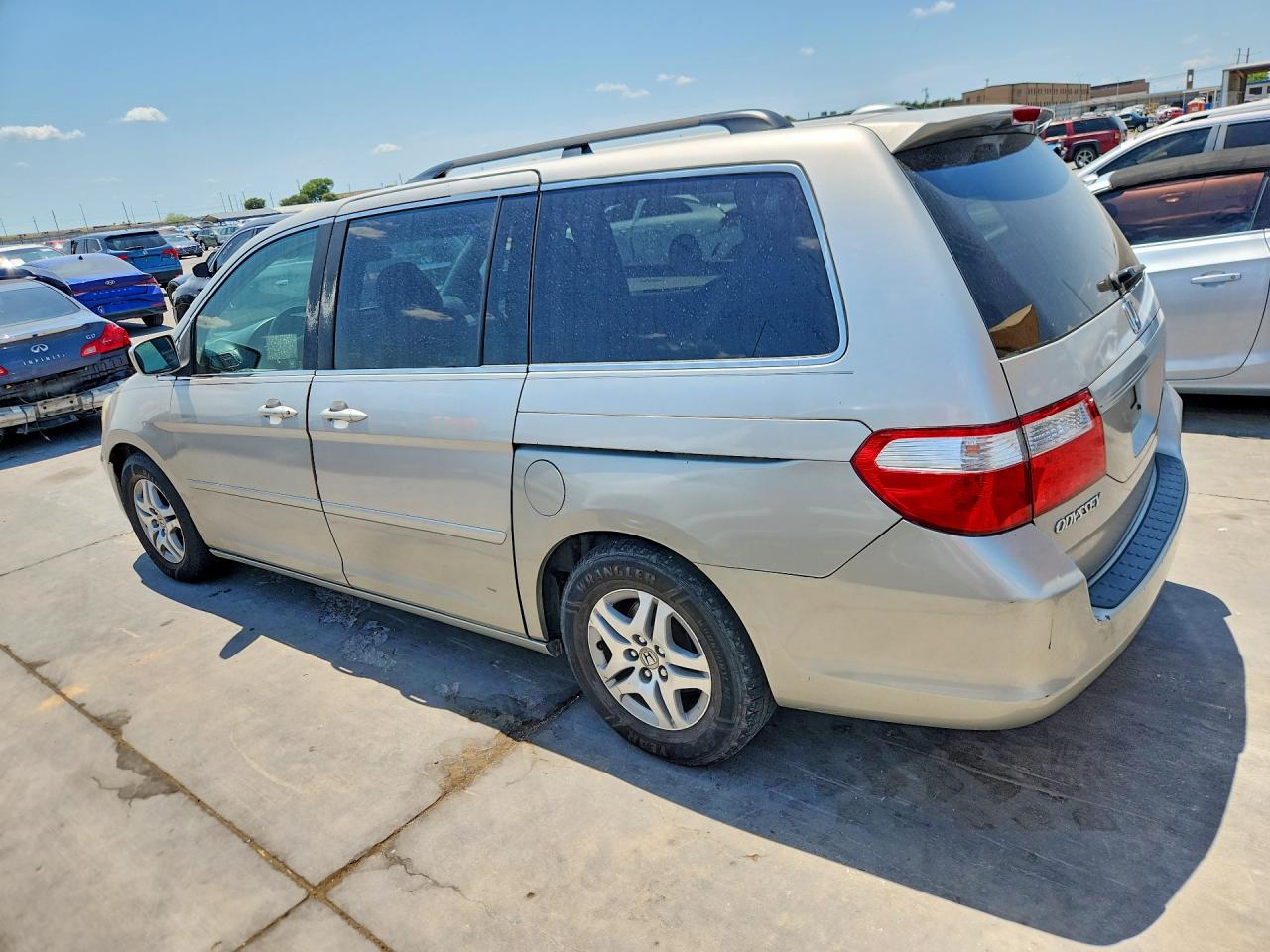 2006 Honda Odyssey Exl Silver vin: 5FNRL38726B073396