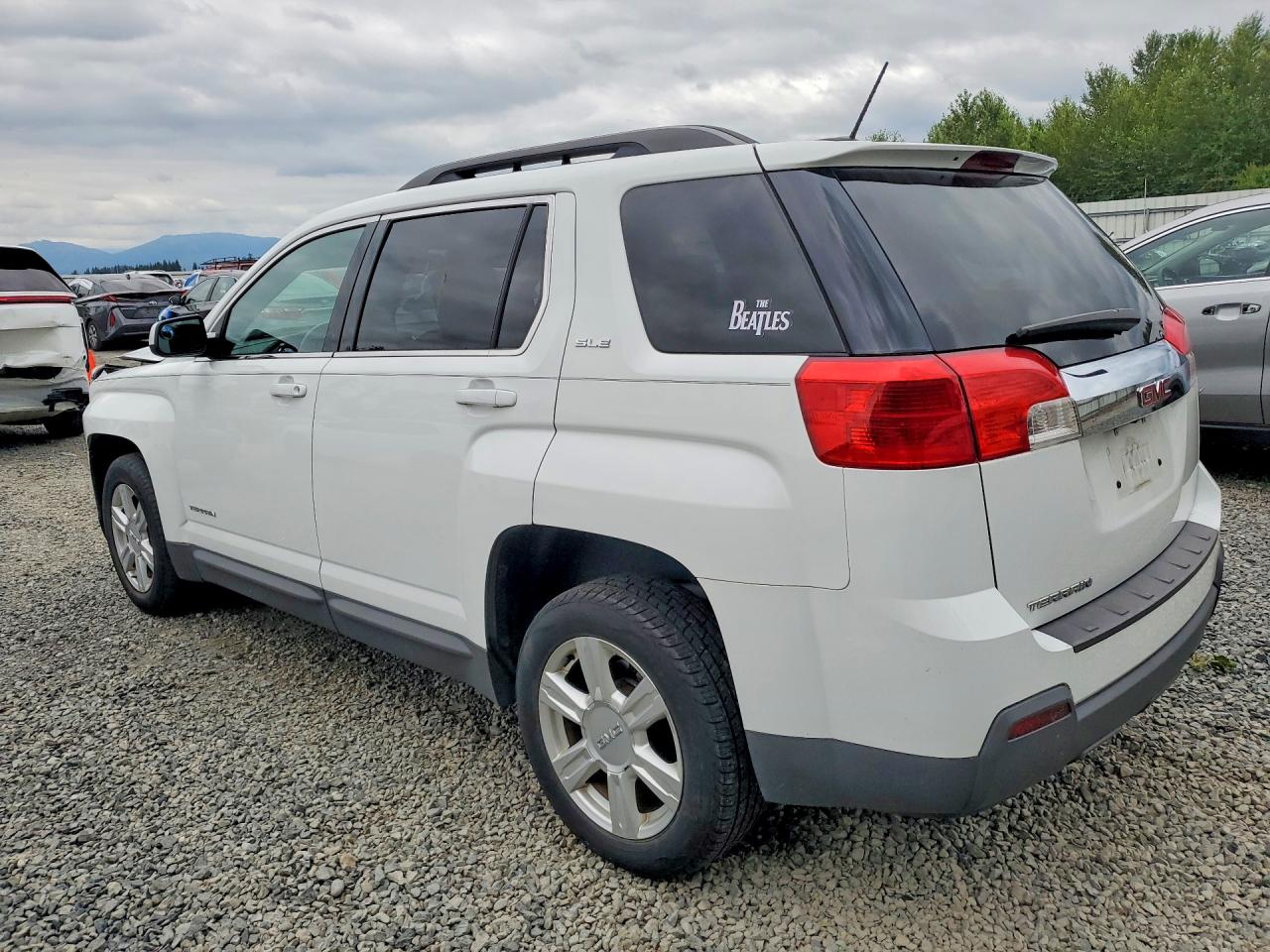 2015 Gmc Terrain Sle White vin: 2GKALREKXF6344014