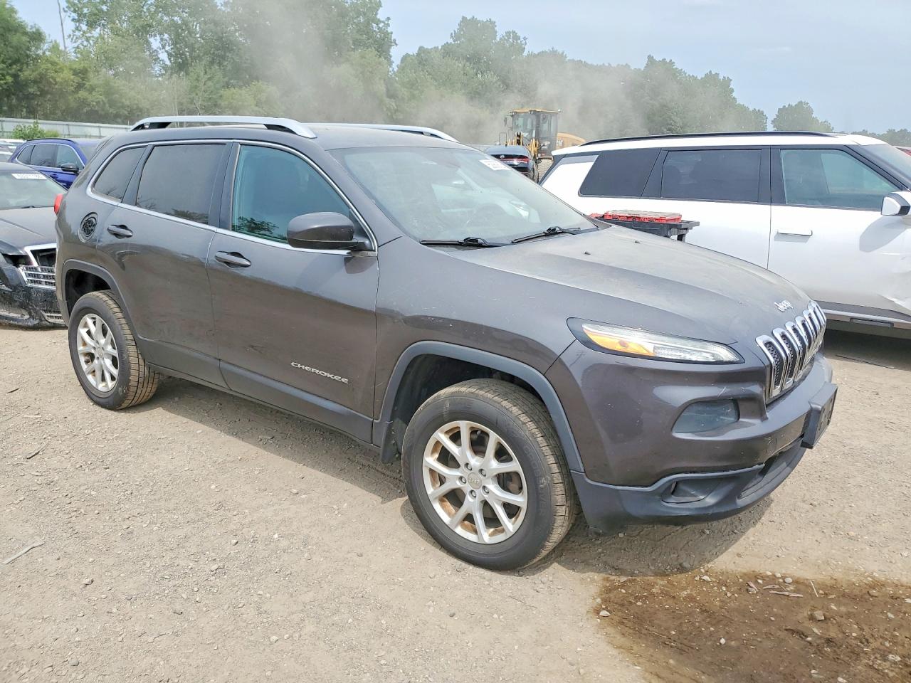 2014 Jeep Cherokee Latitude Угольный vin: 1C4PJMCB9EW253581