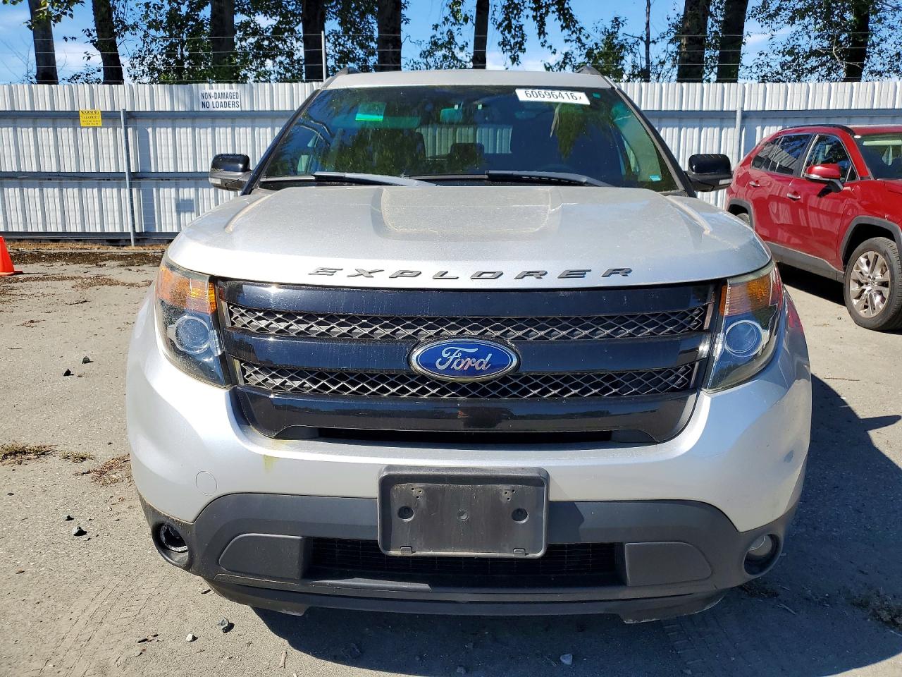 2015 Ford Explorer Sport Silver vin: 1FM5K8GT6FGA77756