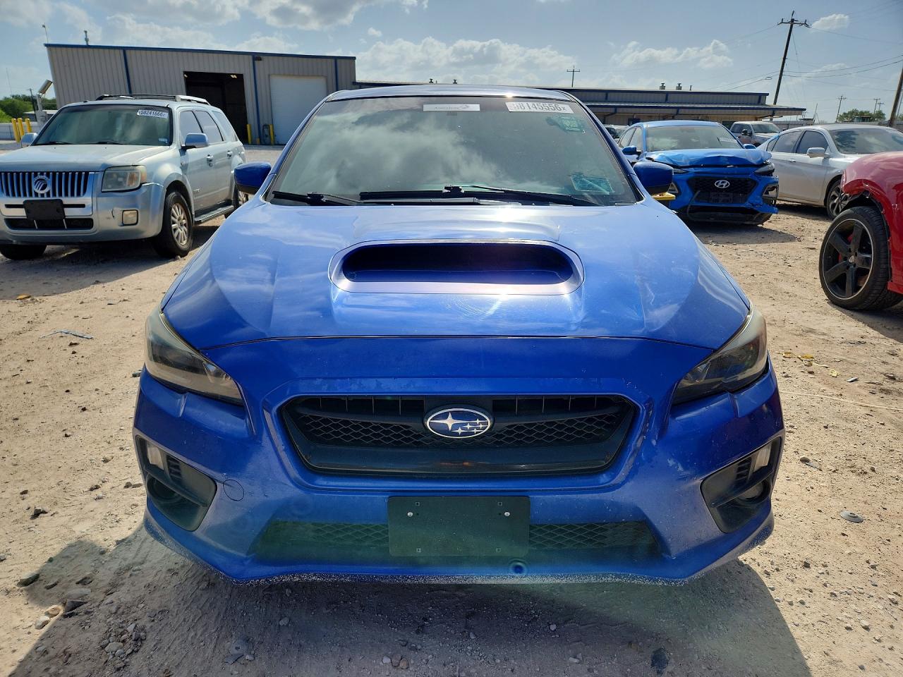 2015 Subaru Wrx Blue vin: JF1VA1A67F9822171
