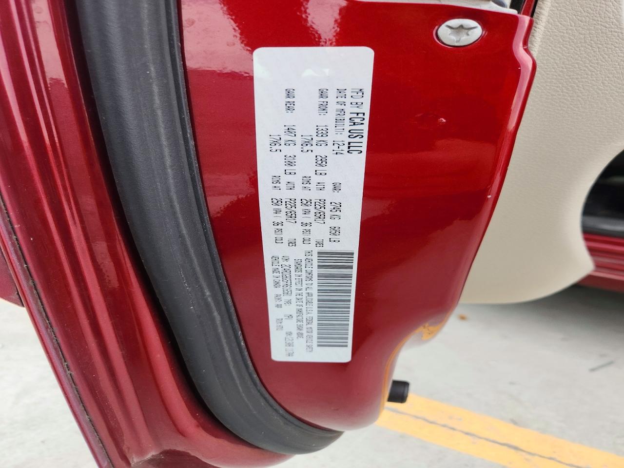 2015 Dodge Grand Caravan Se Red vin: 2C4RDGBG5FR616581