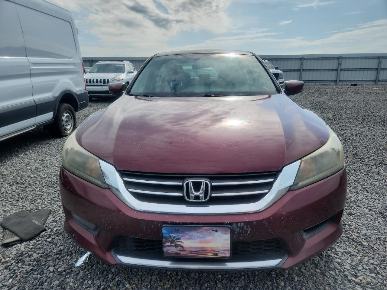 2014 Honda Accord Sport Burgundy vin: 1HGCR2F58EA252728