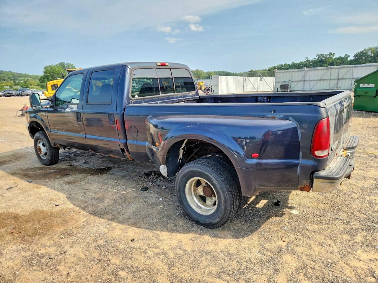 2000 Ford F350 Super Duty Blue vin: 1FTWW33F2YEB93955