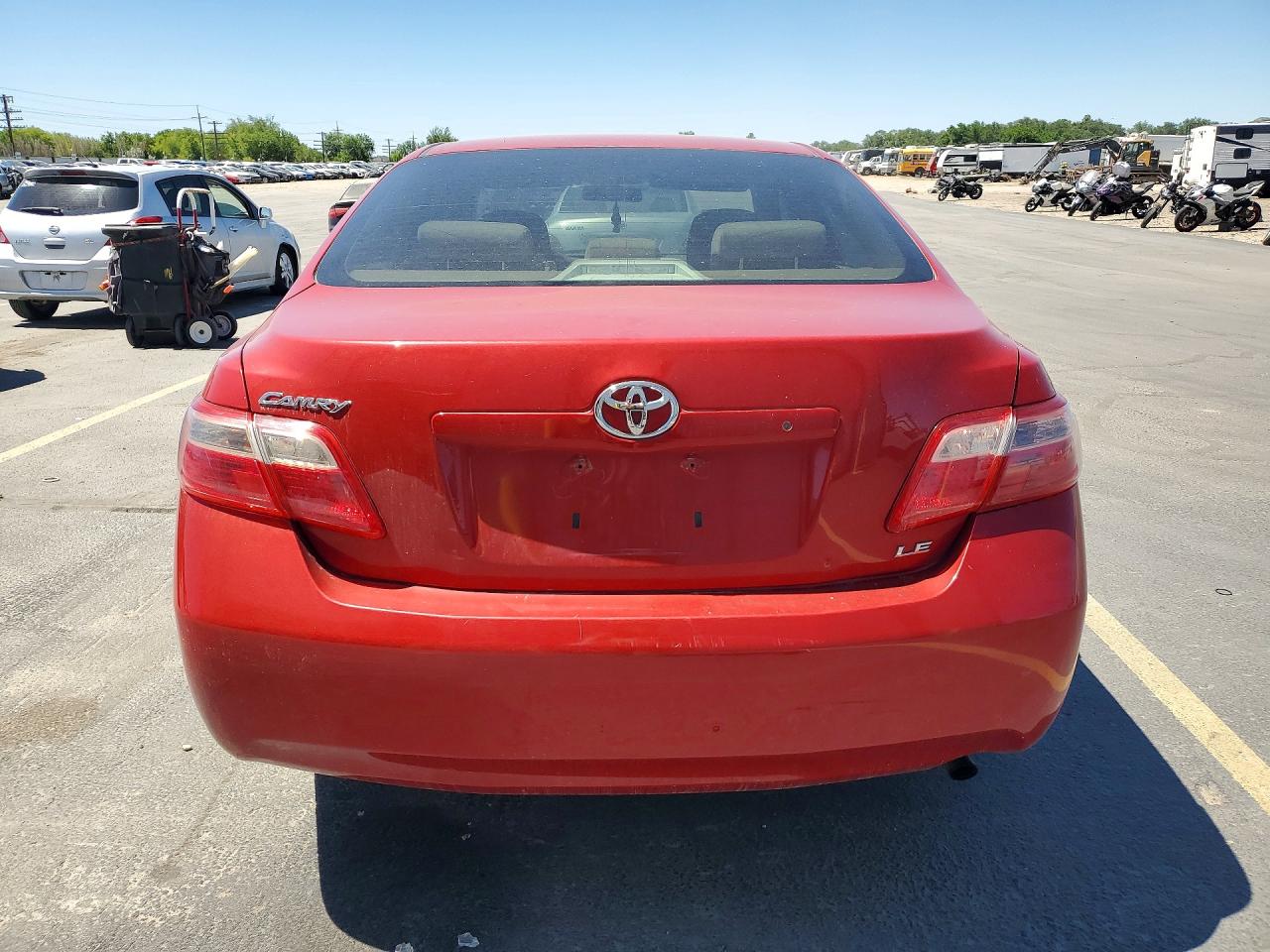 2009 Toyota Camry Le Красный vin: 4T1BE46K99U395954