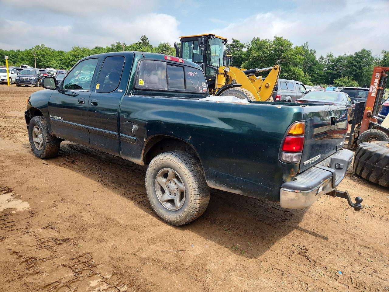 2001 Toyota Tundra Sr5 Green vin: 5TBBT441X1S202989