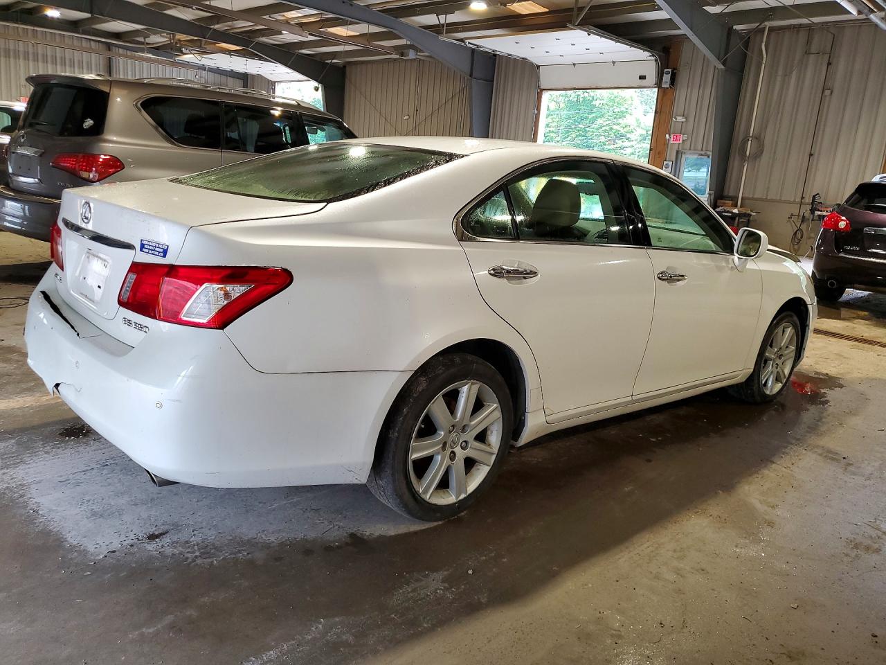 2007 Lexus Es 350 White vin: JTHBJ46G672051713