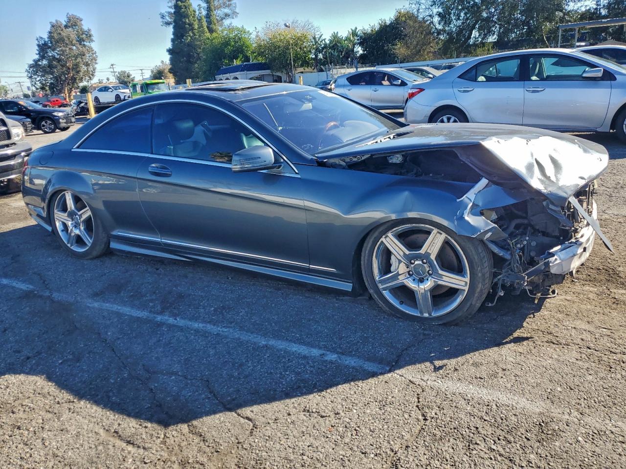 2010 Mercedes-benz Cl 550 4matic Gray vin: WDDEJ8GB8AA023634