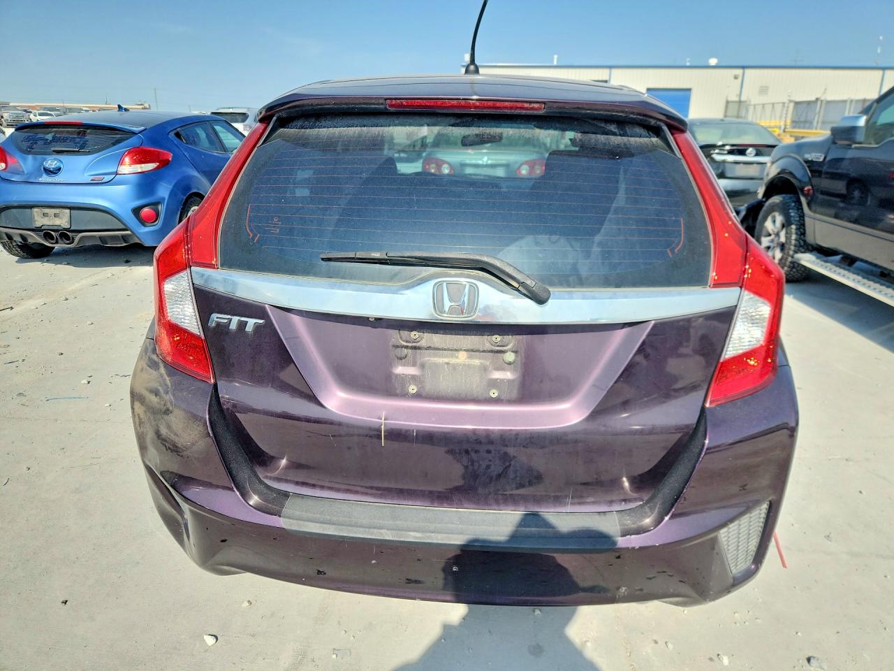 2015 Honda Fit Ex Purple vin: 3HGGK5H81FM761885