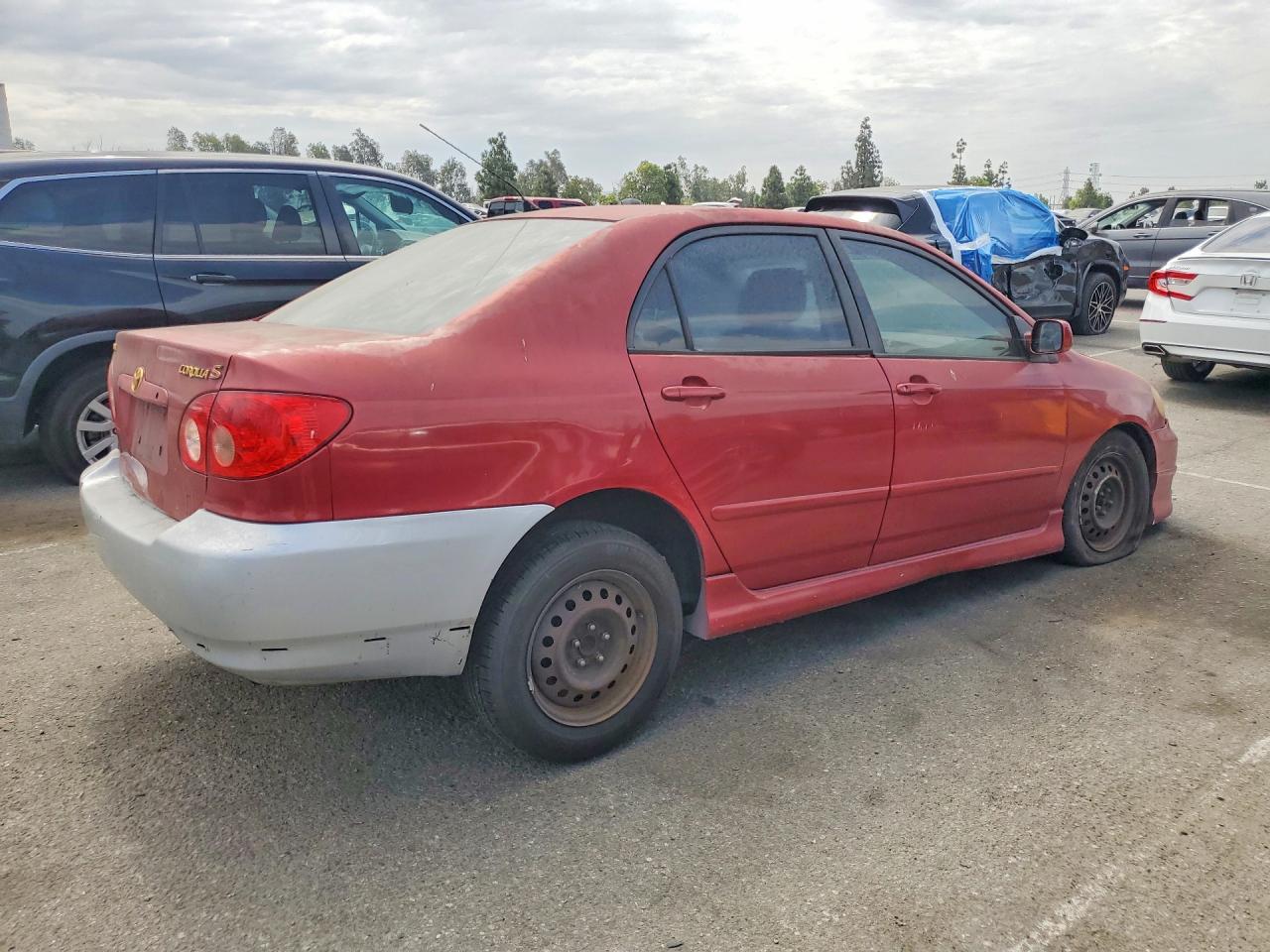 2006 Toyota Corolla S Red vin: 1NXBR32E96Z663802