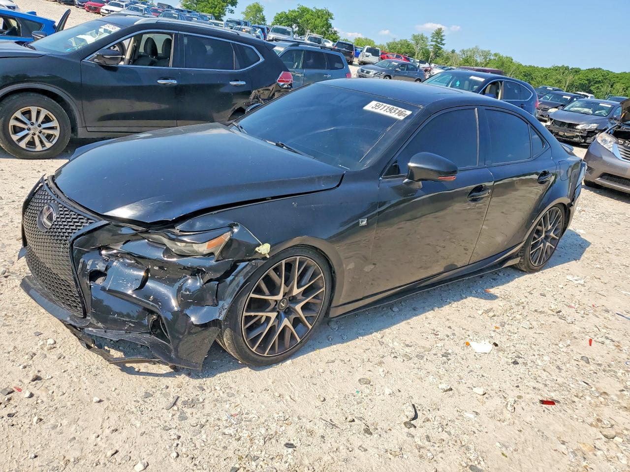 2014 Lexus Is 250 Black vin: JTHCF1D20E5010338