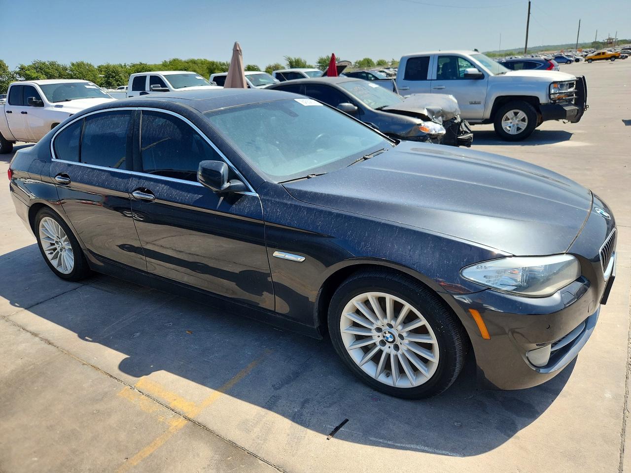 2013 Bmw 535 Xi Gray vin: WBAFU7C55DDU72575