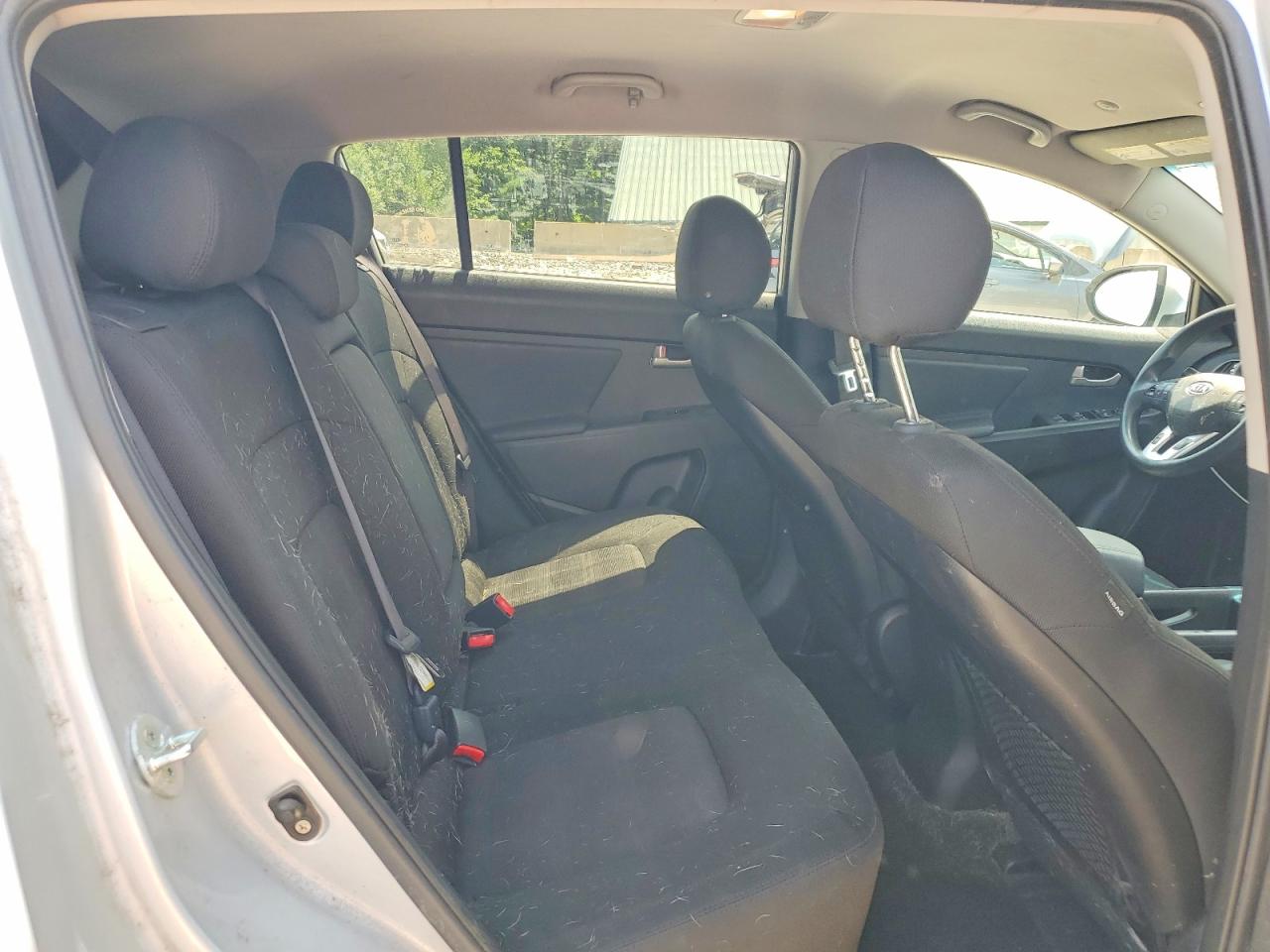 2012 Kia Sportage Lx Silver vin: KNDPBCA22C7307899