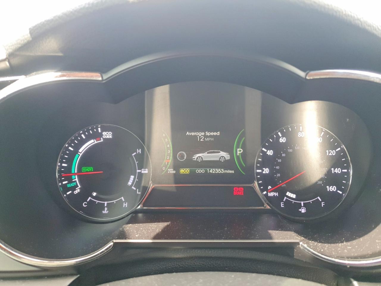 2011 Kia Optima Hybrid Base Silver vin: KNAGM4AD5B5004737