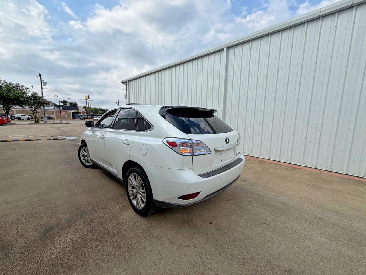 2012 Lexus Rx 450h White vin: JTJZB1BA2C2407823