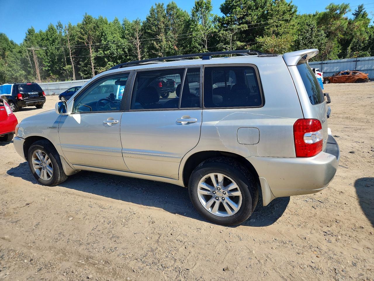 2006 Toyota Highlander Hybrid Серебряный vin: JTEEW21A060005453