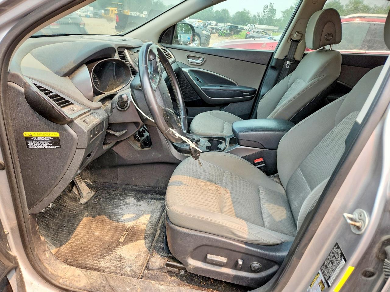 2014 Hyundai Santa Fe Gls Silver vin: KM8SMDHF5EU079819