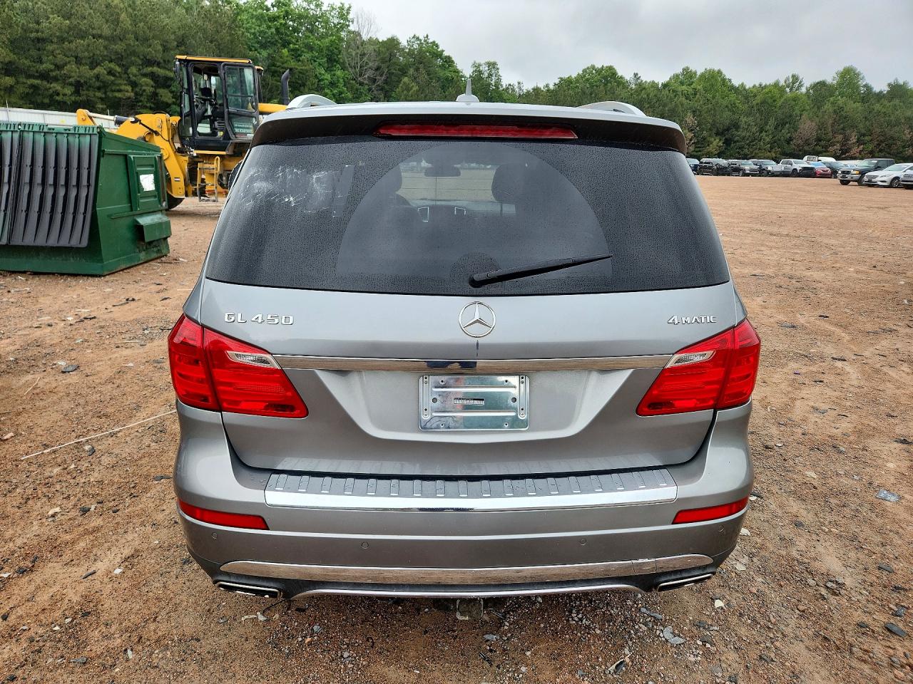 2014 Mercedes-benz Gl 450 4matic Silver vin: 4JGDF7CE3EA353832